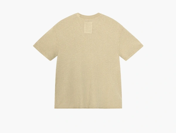 Stussy Pigment Dyed Short-Sleeve Thermal  Tan  Stussy Pigment Dyed Short-Sleeve Thermal  Tan
