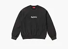 Supreme Washed Box Logo Crewneck Black