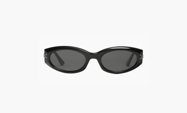Gentle Monster Plastic Frame Irregular Shape Sunglasses Unisex Black 