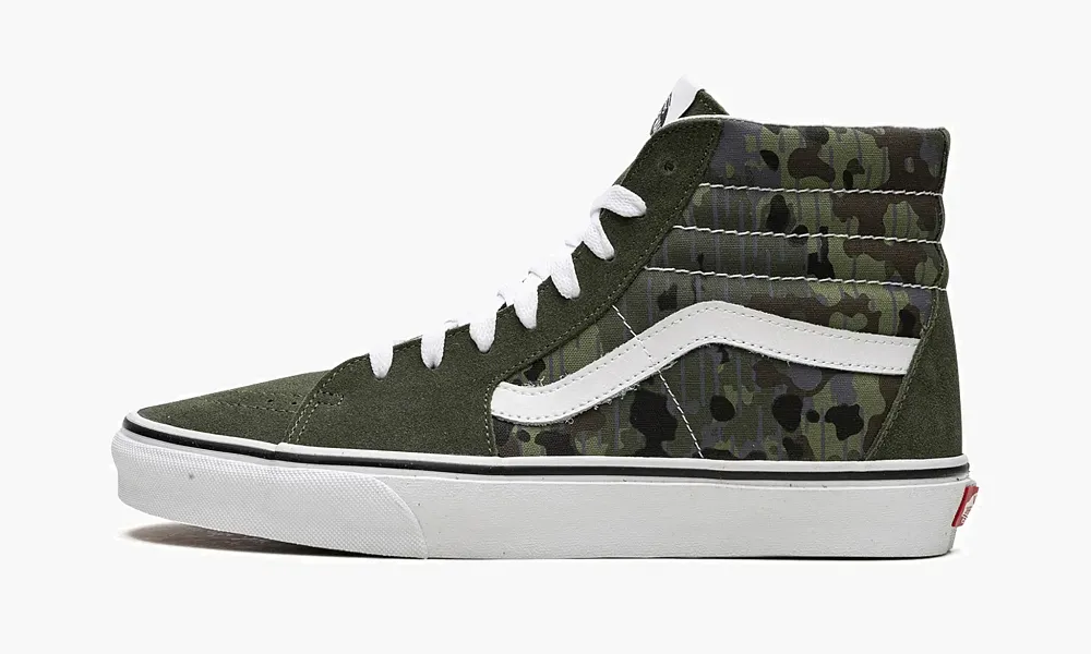 Vans Sk8-hi Rain Camo Green