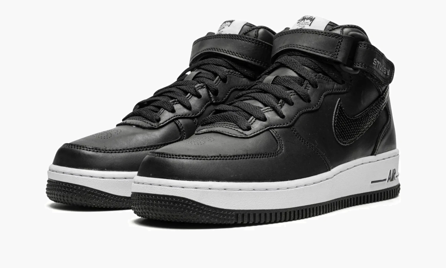 Air Force 1 Mid "Stussy - Black" 