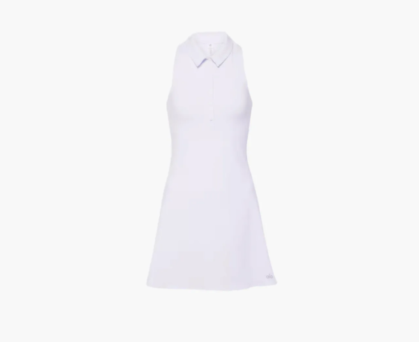 Alo Yoga Charmed Tennis Dress White 