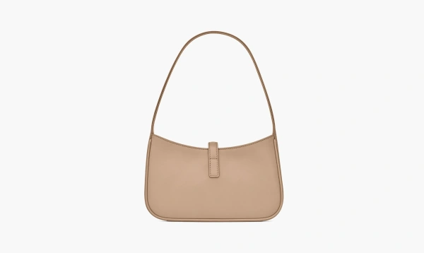 Saint Laurent Mini Bag Le 5 À 7 In Smooth Leather Dark Beige 