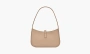Saint Laurent Mini Bag Le 5 À 7 In Smooth Leather Dark Beige 