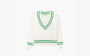 Sporty & Rich Cable-knit Cotton Jumper "Ecru" 