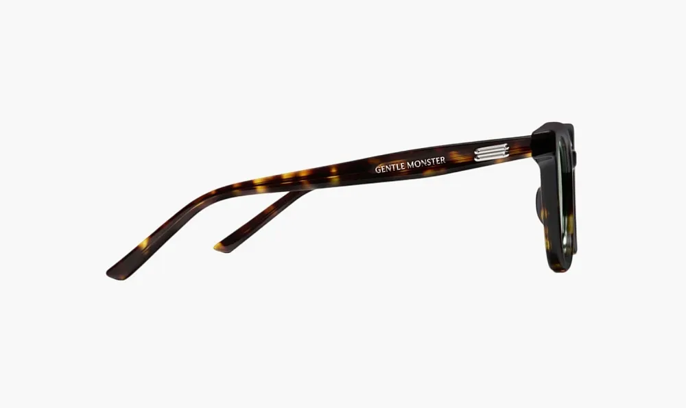 Gentle Monster Daze T9 Sunglasses Tortoise / Green