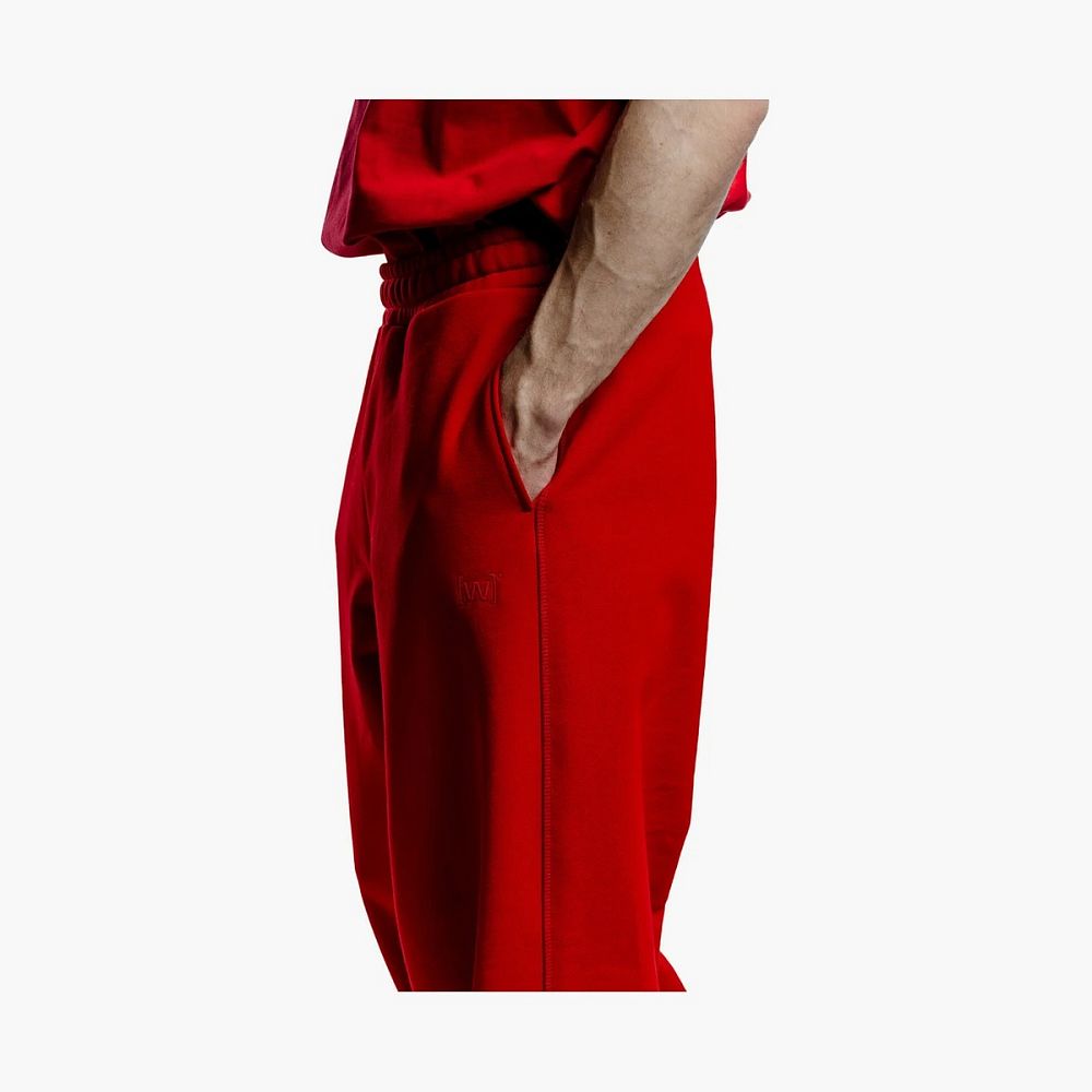 WYSION PANTS CARMINE RED