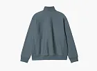Carhartt WIP Half Zip American Script Sweatshirt Office Blue