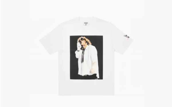 Palace x WWE Mankind Sock T-Shirt White 