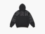 Supreme Frayed Hooded Sweatshirt Black 