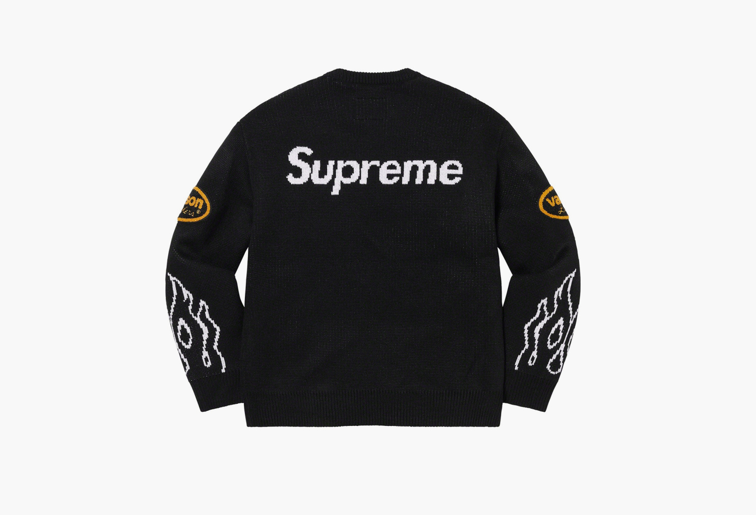 Supreme x Vanson Leathers Sweater Black 