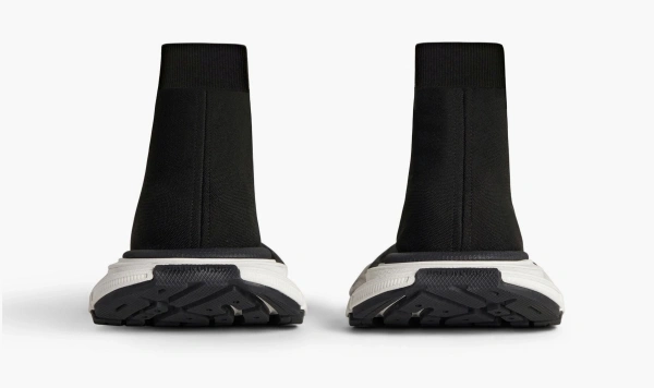 Balenciaga 3XL Sock Sneakers Black Recycled Knit 