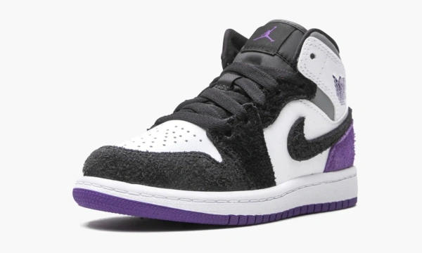 Air Jordan 1 Mid PS Purple Kids 