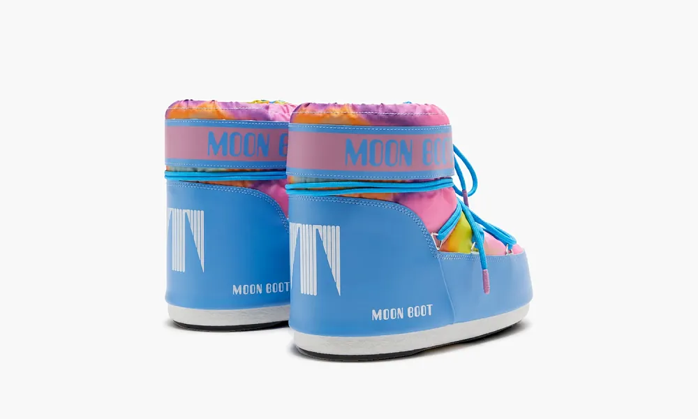 Moon Boot Icon Low Tie Dye Blue