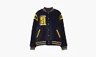 RHUDE American Spirit Lighting Bomber Jacket Navy Mustard Yellow