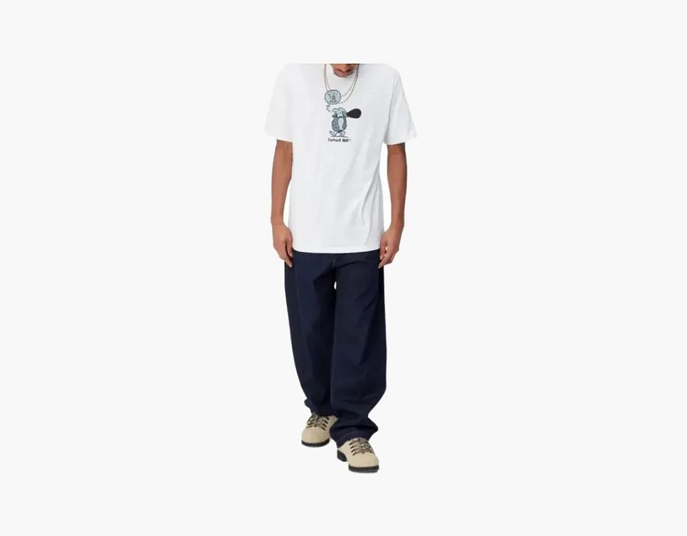 Carhartt WIP Original Thought Graphic T-Shirt White