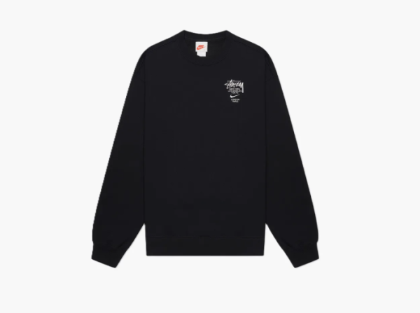 Nike x Stussy NRG ZR Crew Fleece Black  Nike x Stussy NRG ZR Crew Fleece Black