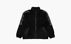 Supreme Shoulder Logo Fleece Jacket Black