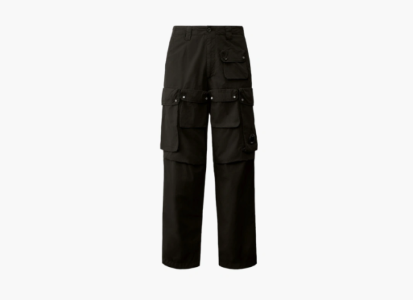 C.P. Company Ripstop Loose Cargo Pants Black 