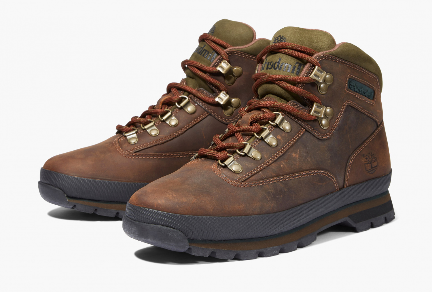 Timberland Euro Hiker Leather Boot "Md Brown Full Grain" 