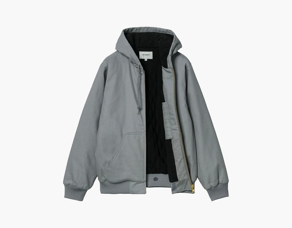 Carhartt WIP Active Jacket Hooded Grey