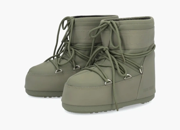 Moon Boot Icon Low Rubber Khaki 