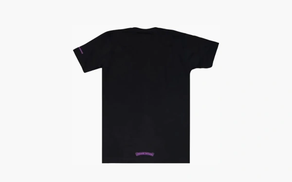 Chrome Hearts Neck Logo Tee Black/Purple 