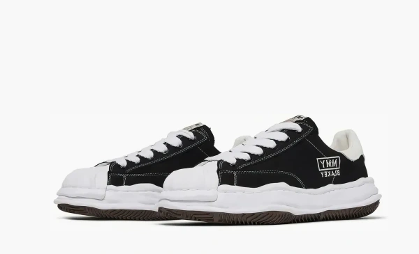 Maison Mihara Yasuhiro Blakey OG Sole Canvas Low Black White 