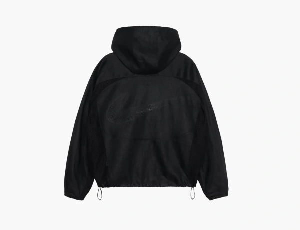 Nike x Stussy Linen Shell Jacket Black 