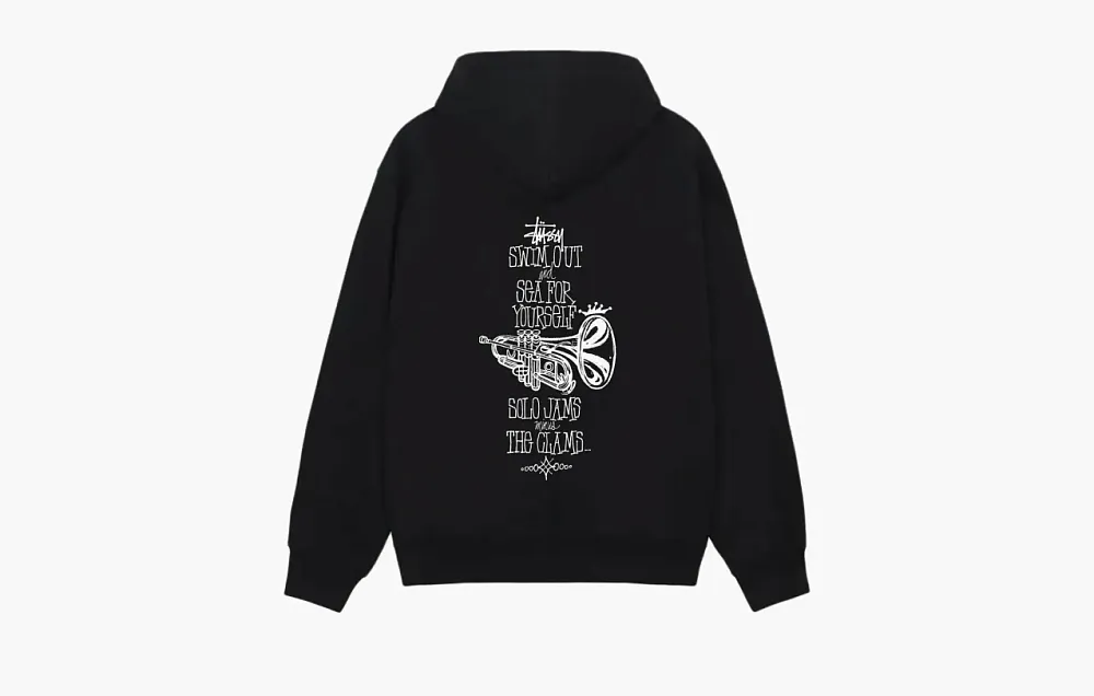 Stussy Swim Out Zip Hoodie Black