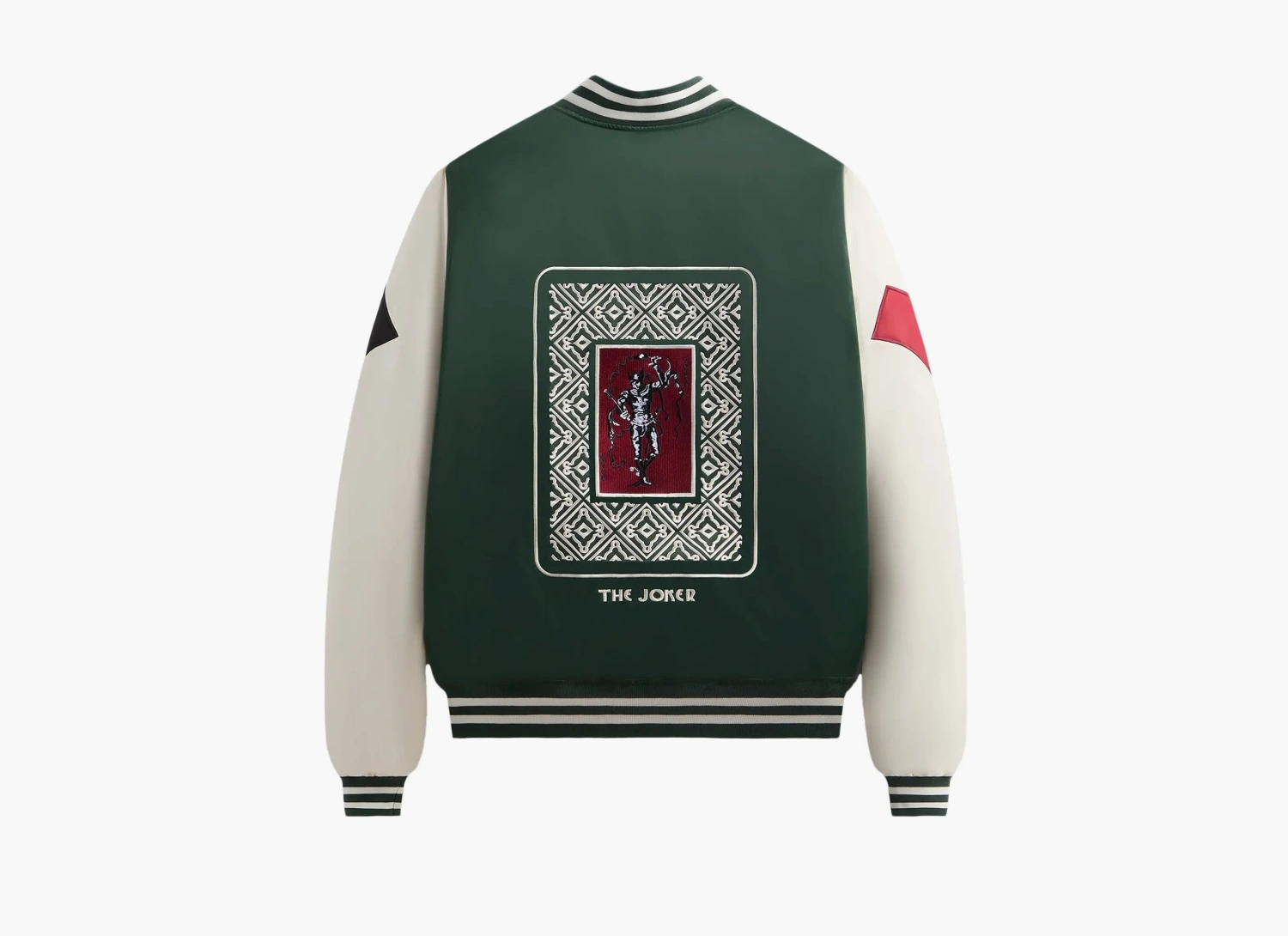 Kith x Batman Joker Satin Bomber Jacket Ivy Green 