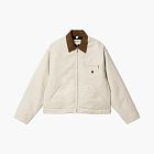 Carhartt WIP OG Detroit Jacket Cream Brown Collar
