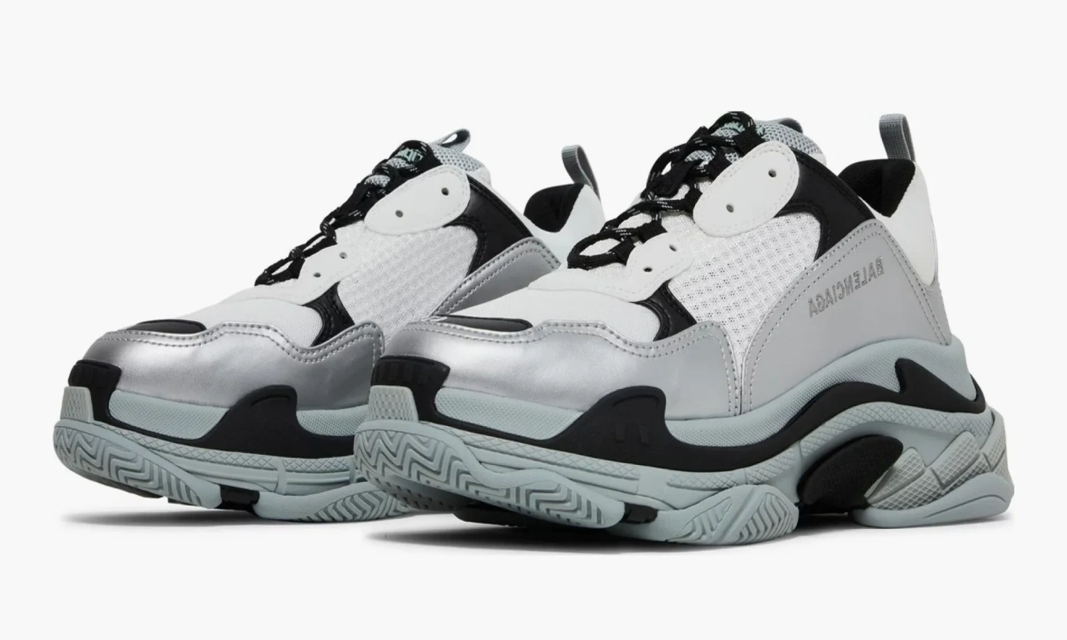 Balenciaga Triple S Grey Metallic 