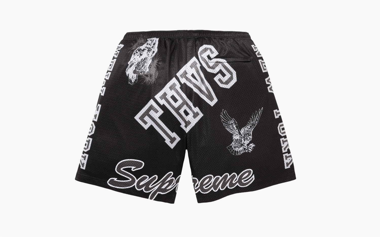 Supreme Varsity Mesh Short  "Black" 