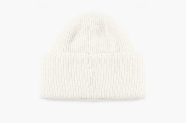 Jacquemus Le Bonnet Gros Grain Beanie White 