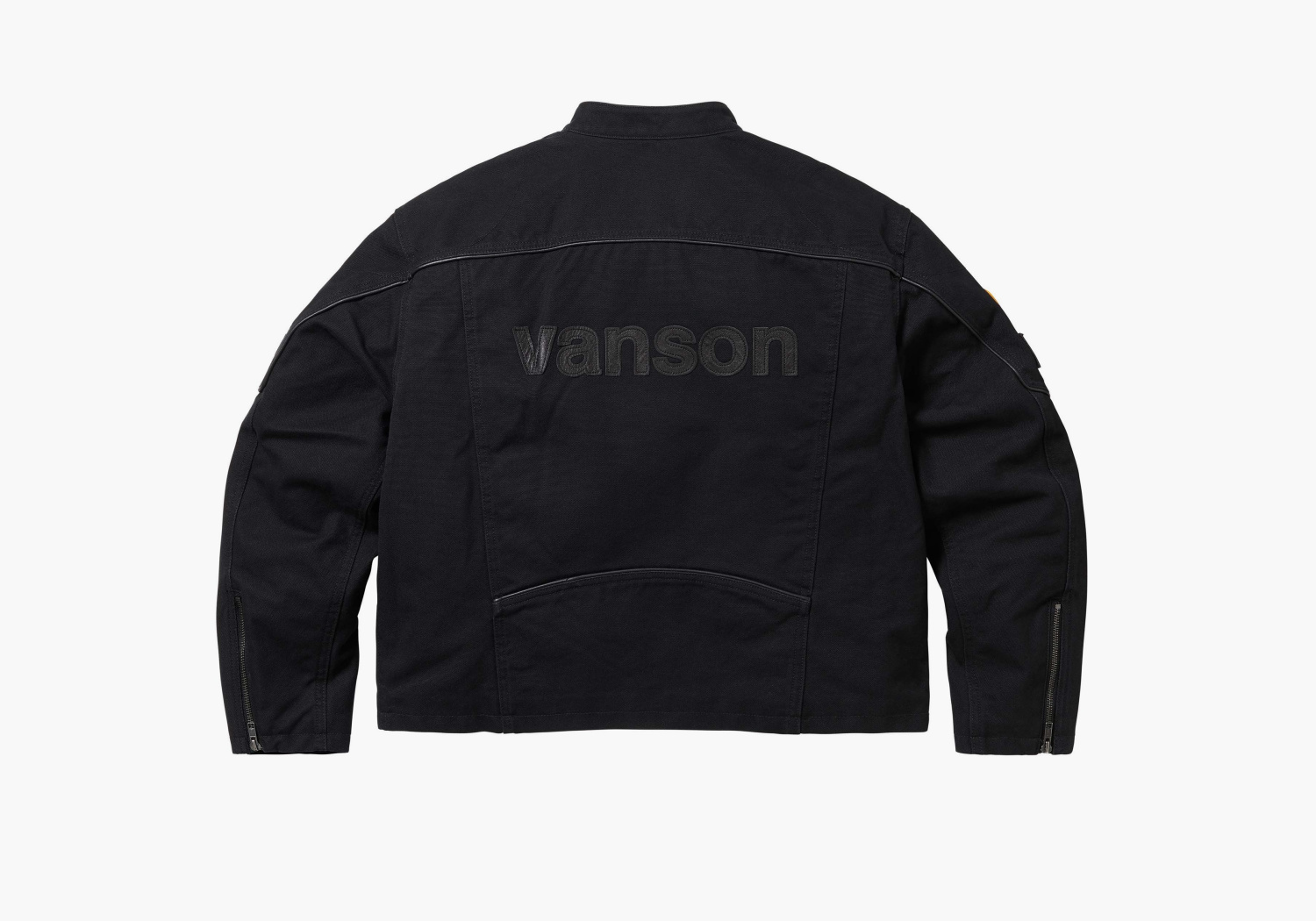 Supreme x Vanson Leathers x Cordura Cotton Jacket "Black" 