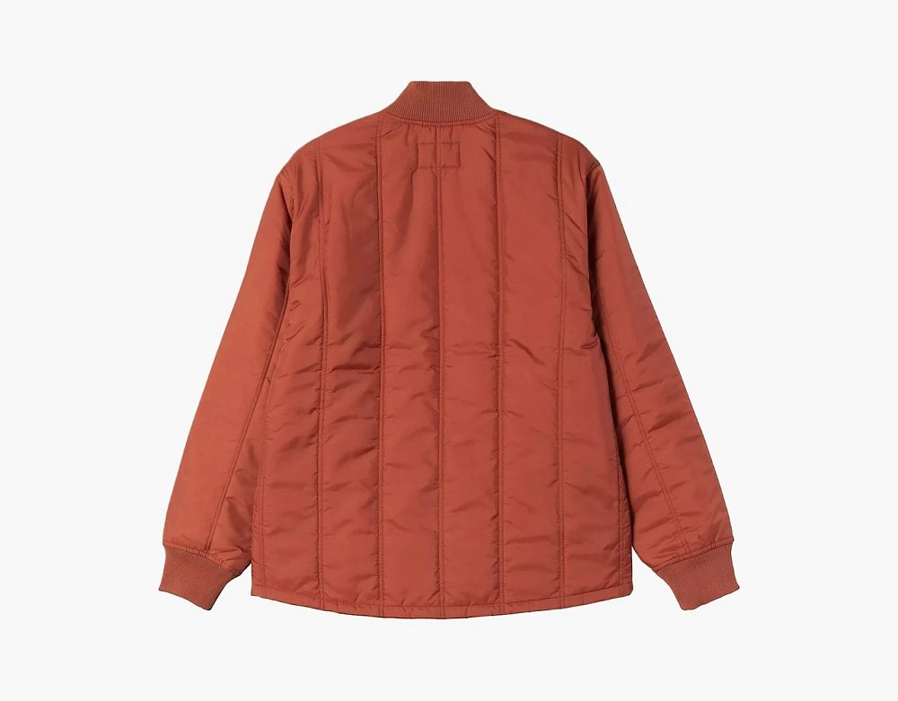 Carhartt WIP Lachlan Quilted Liner Jacket Rust