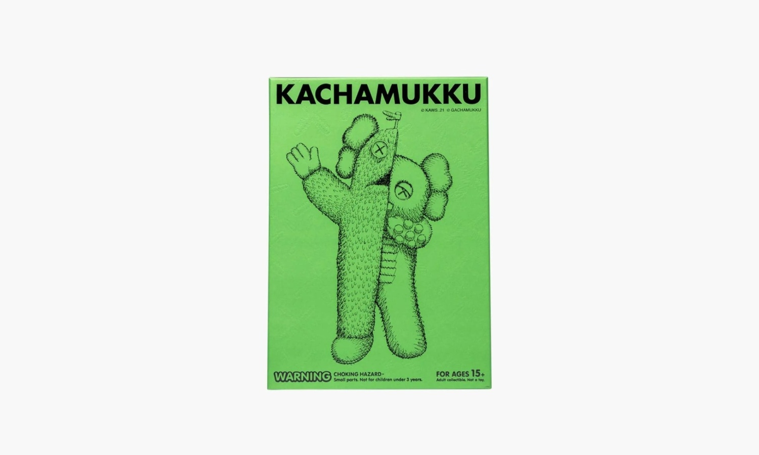 фото KAWS KACHAMUKKU Vinyl Figure "Green Red" (Kaws)-KAWS073