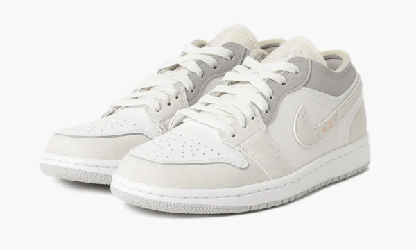 Air Jordan 1 Low Inside Out Cream White Light Grey 