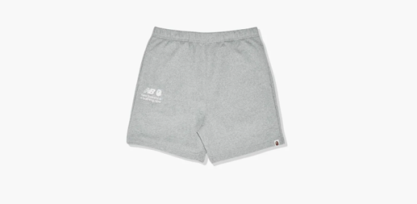 A Bathing Ape x New Balance Relaxed Fit Shorts Gray  A Bathing Ape x New Balance Relaxed Fit Shorts Gray