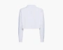 Alo Yoga Cropped Take Me Out Button Up White 