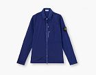 Stone Island Nylon Metal In Econyl Overshirt with Pocket and Two-Way Zip Navy