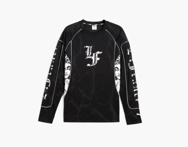 Puma x Lamelo Ball LaFrance Written in Chrome Men's Jersey Black-Flat Medium Gray 