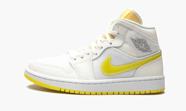 Air Jordan 1 Mid SE WMNS Voltage Yellow 