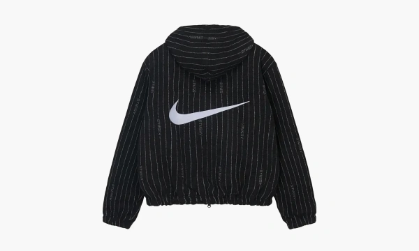 Nike X Stussy Striped Wool Jacket Black 
