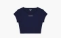 Sporty & Rich Activewear Serif Logo Training Tee WMNS Marine Blue 