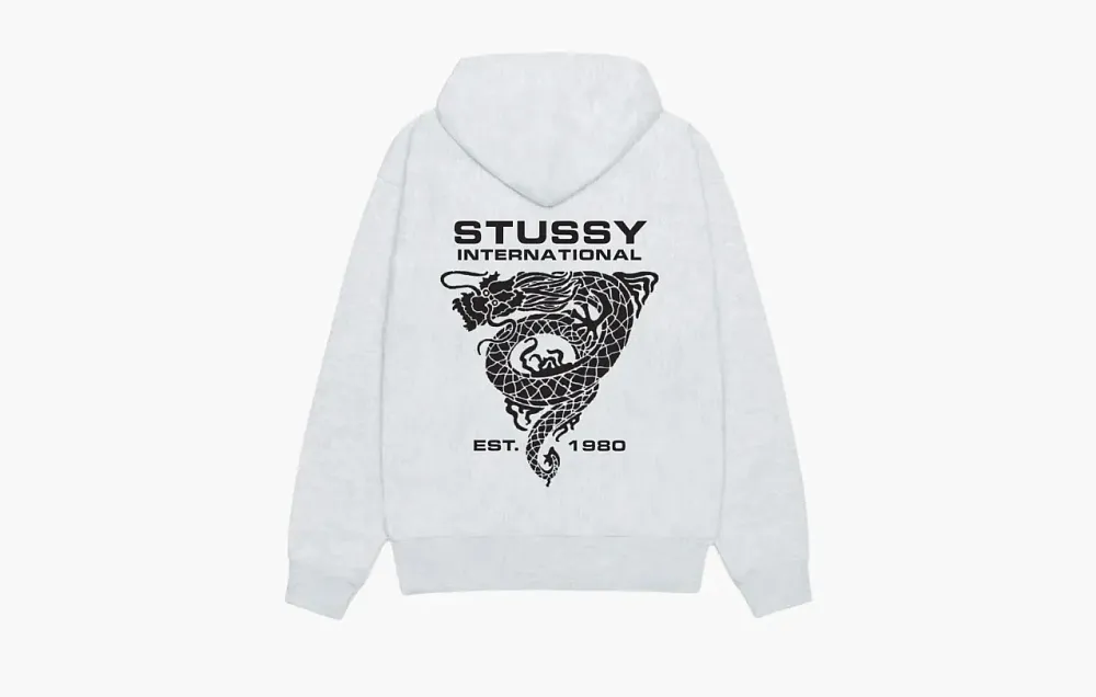 Stussy Dragon Hoodie White