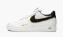 Nike Air Force 1 Low '07 Lv8 Double Swoosh - White Metallic Gold 