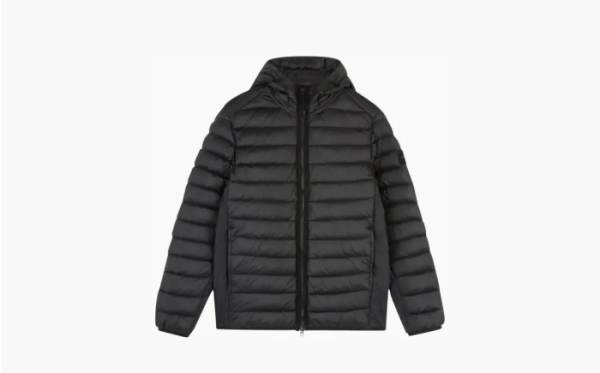 Stone Island Hooded Jacket Black 