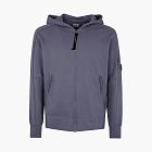 C.P. Company Diagonal Raised Fleece Lens Hooded Sweatshirt Lavender